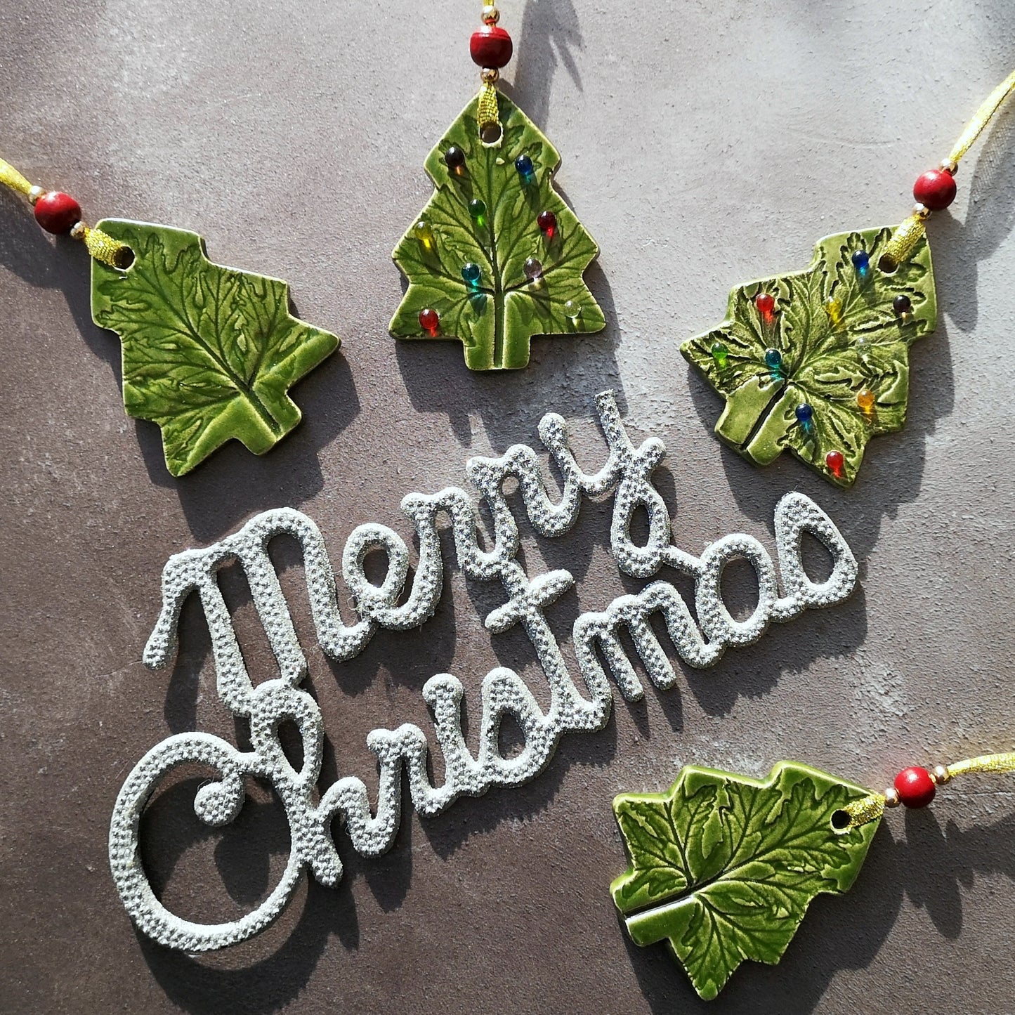 Ceramic Christmas Tree - Hanging Decoration