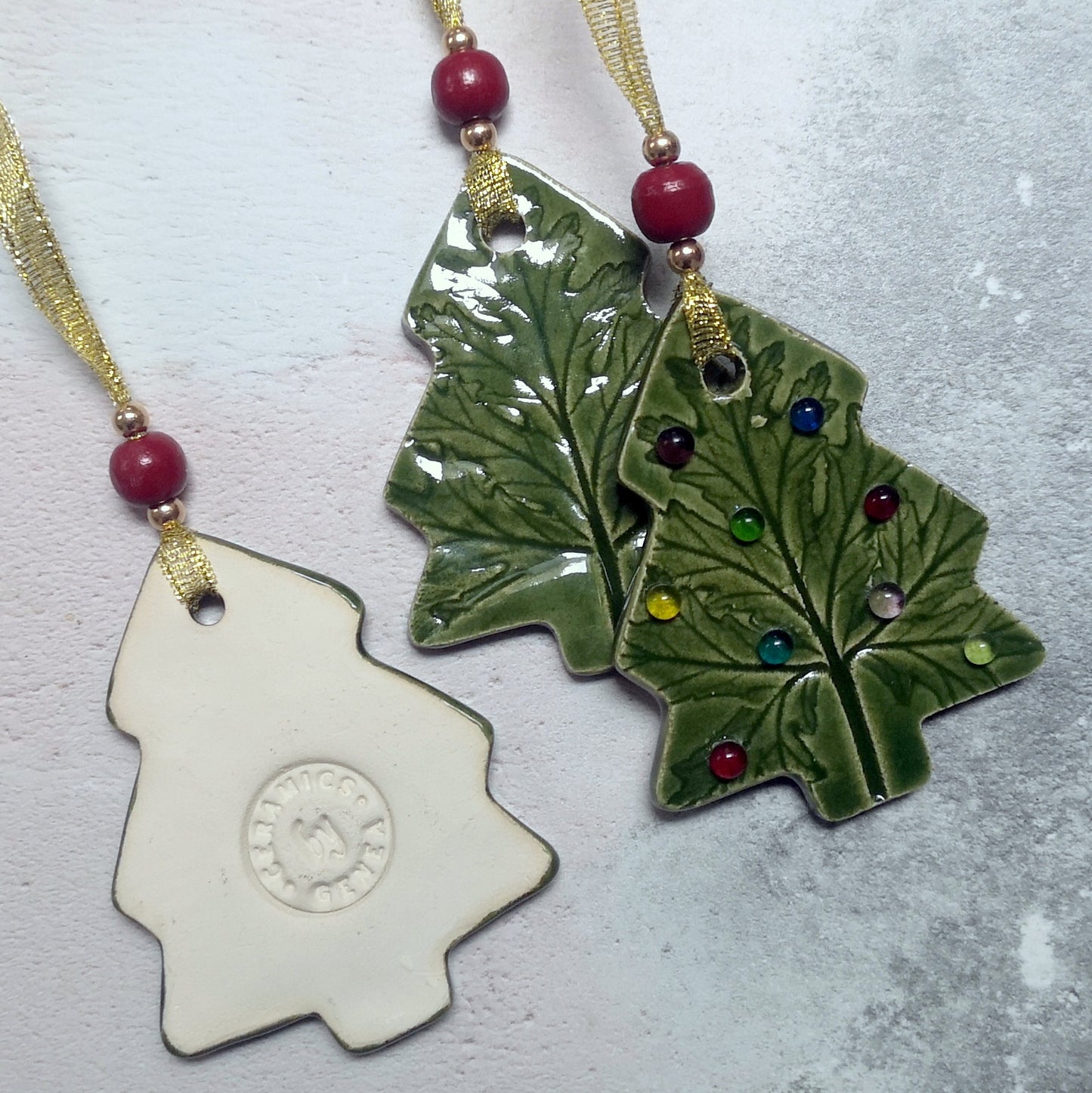 Ceramic Christmas Tree - Hanging Decoration