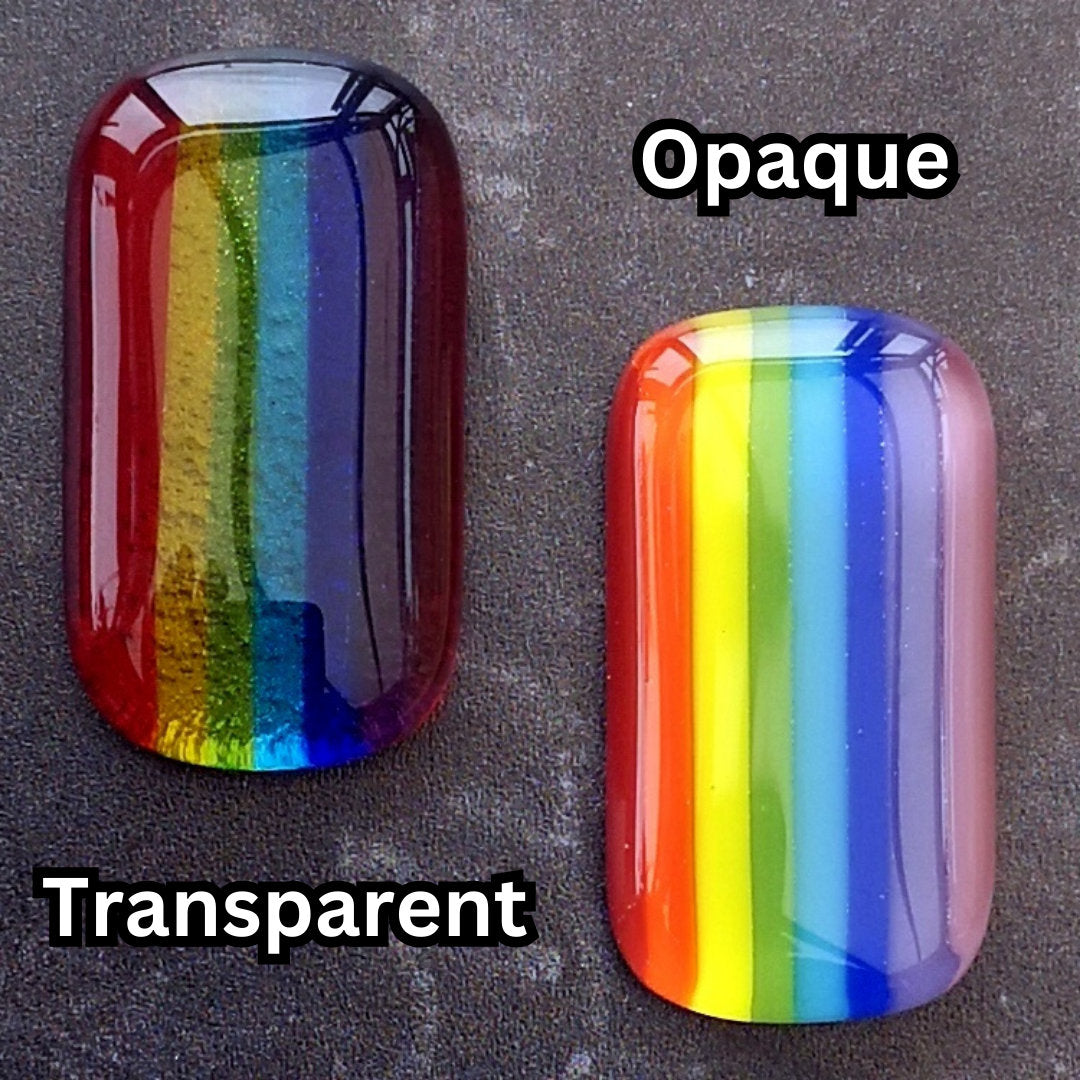 Handmade fused glass pocket rainbow on a postcard with envelope. 4 different messages to choose from. Pocket hug, wish stone, worry charm, keepsake. Glass rainbow message gift card, greeting card present.