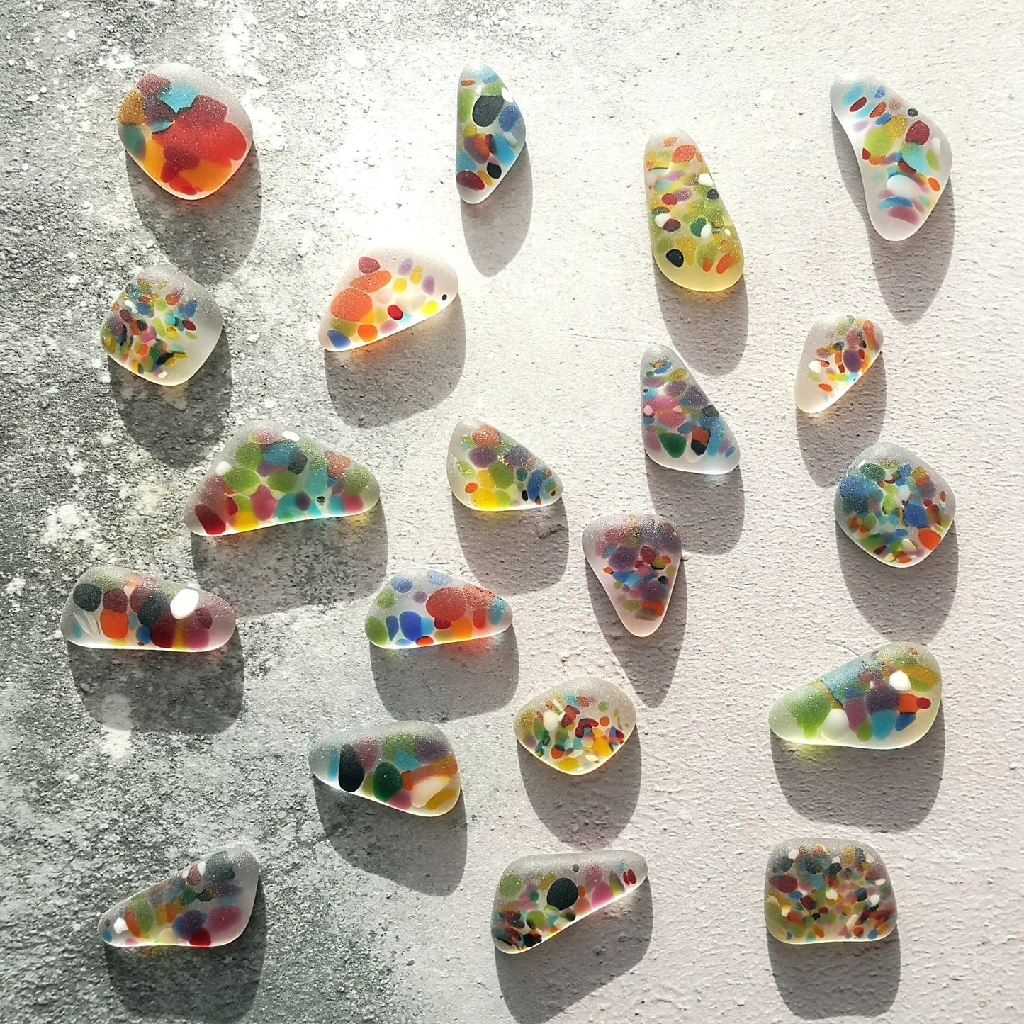 Sea Glass Serenity: Raw, Unpolished Charm in Every Piece