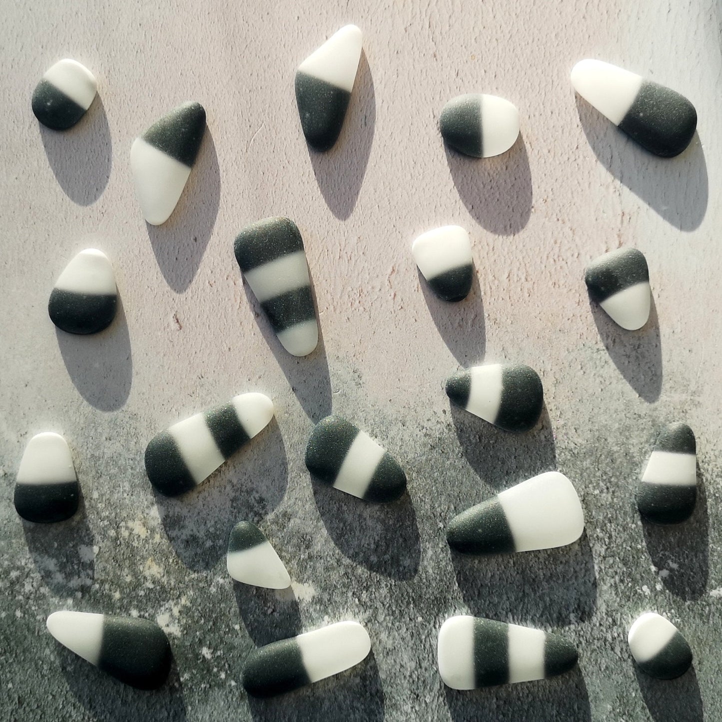 Sea Glass Serenity: Raw, Unpolished Charm in Every Piece